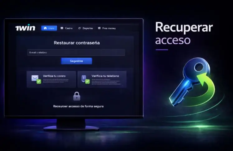 Recuperar el acceso a una cuenta de 1win paso a paso