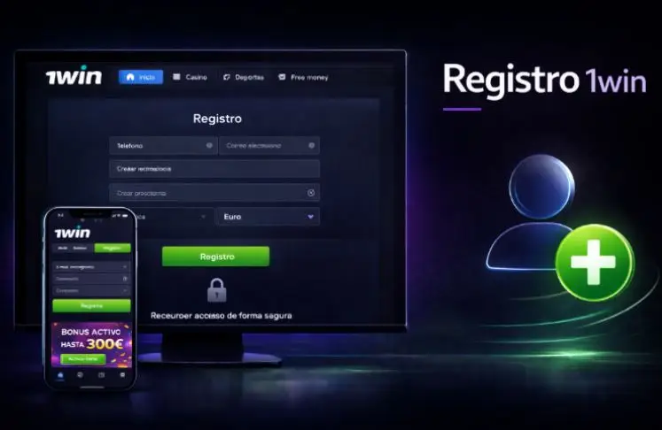 Registro rápido si aún no tienes cuenta en 1win